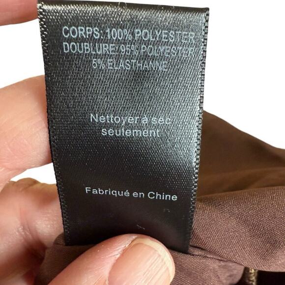 Astr the Label Women's Toni Top Brown Floral M Boho Ruching Hippie Granola Girl - Picture 7 of 9